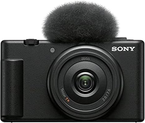 Sony ZV-1F Vlog Camera for Content Creators and Vloggers White