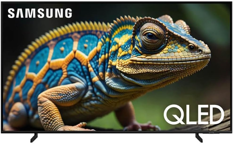 Samsung 43" QLED 4K Q60D Series Quantum HDR Smart TV with Object Tracking Sound Lite, Motion Xcelerator, Ultra-Thin Design, Game Hub, Alexa Built-in (QN43Q60D, 2024 Model)